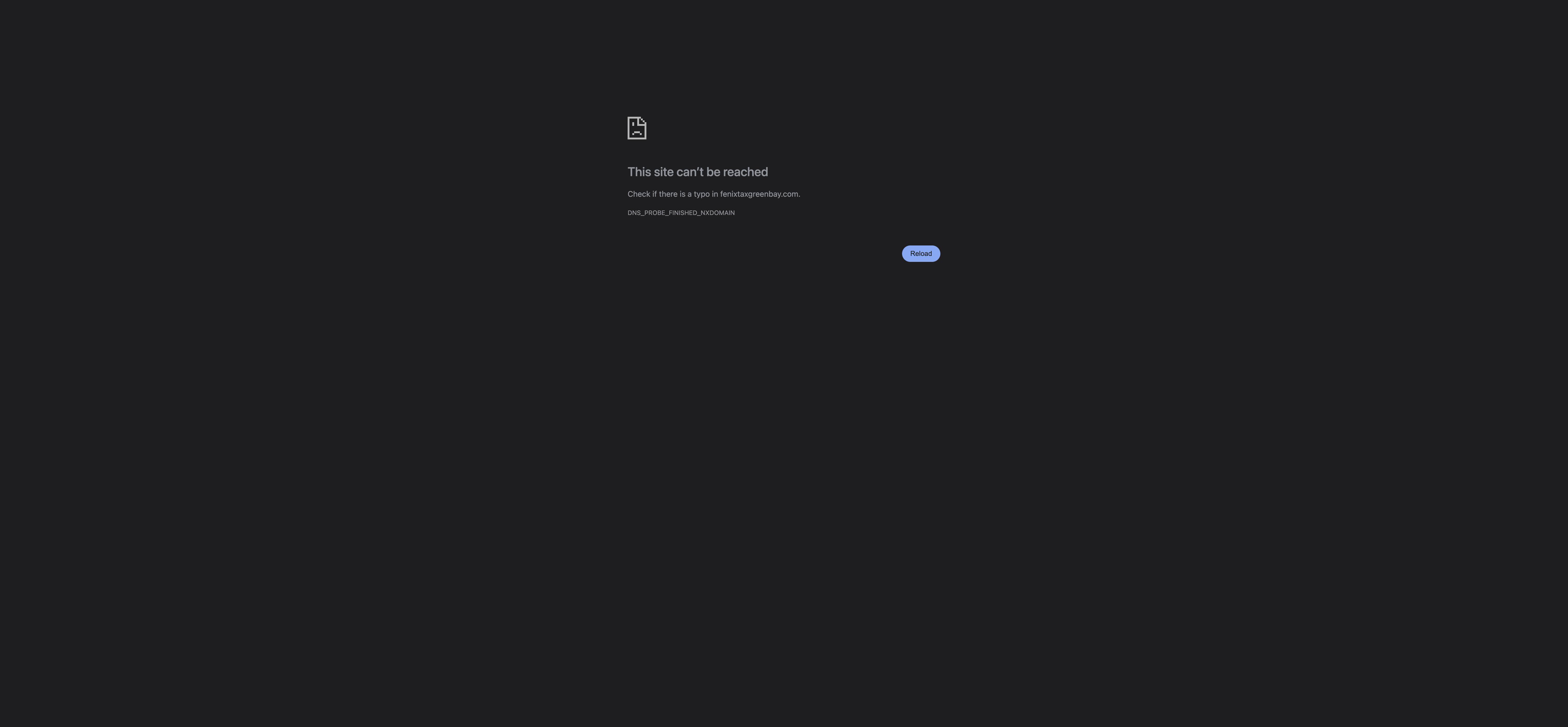Homepage screenshot of the Fenix Tax website, built by Web Pro Chicago