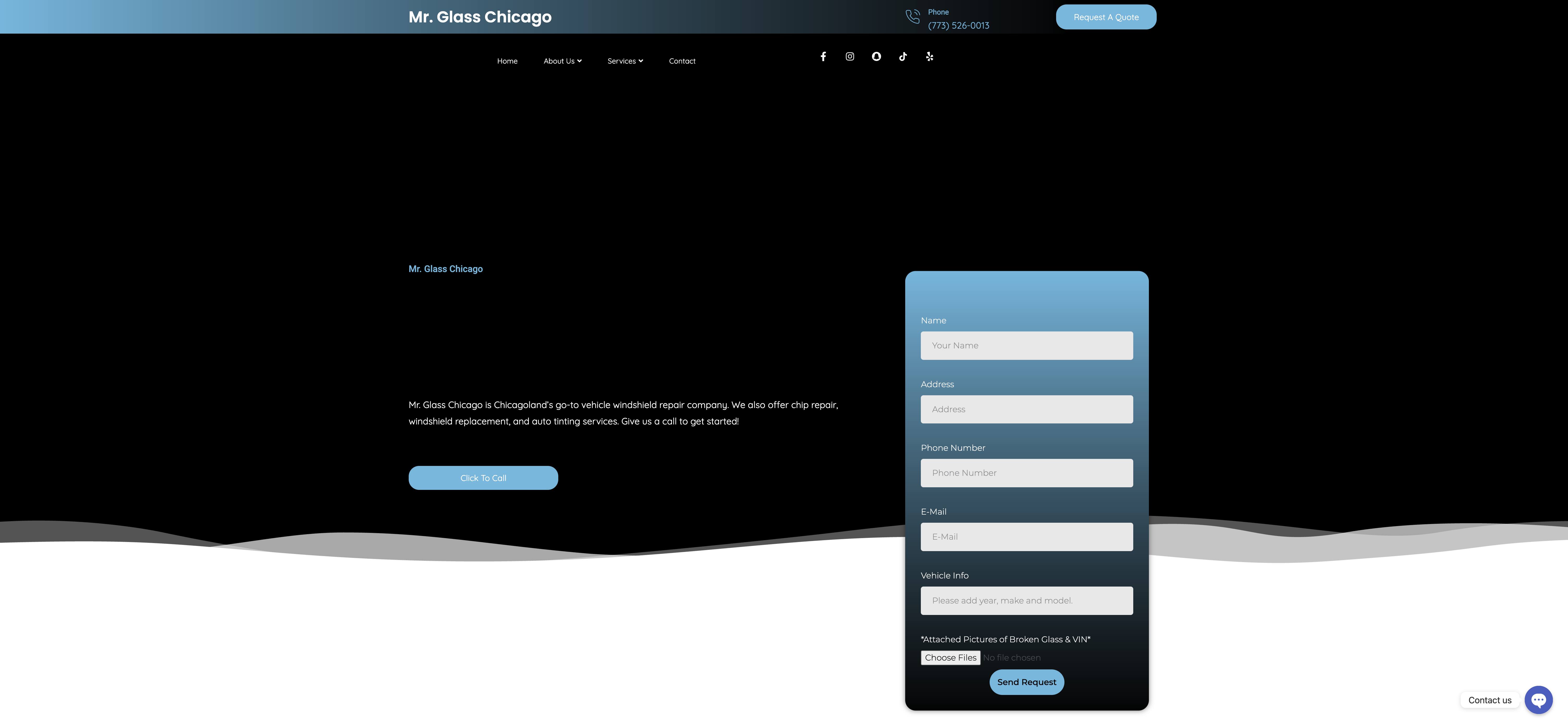 Homepage screenshot of the New Fashion Salon website, built by Web Pro Chicago